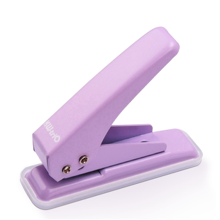 打孔机手动小型迷你活页本单孔圆环孔手持打洞器学生diy单词本装订文具压孔打纸孔卡片检票省力打眼器装订环