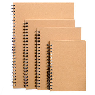 a4丙烯马克笔专用绘画本儿童涂色不透色小学生16k活页8k加厚a5美术画本素描空白图画本初中生漫画勾线笔线圈