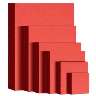 红色折纸专用纸剪纸红纸正方形窗花纸彩纸手工纸a4打印纸宣纸写福字井盖结婚用双面千纸鹤大红a3中国红软卡纸