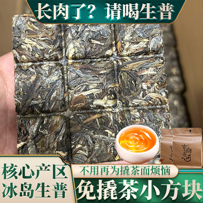 便携冰岛古树茶小方片生茶