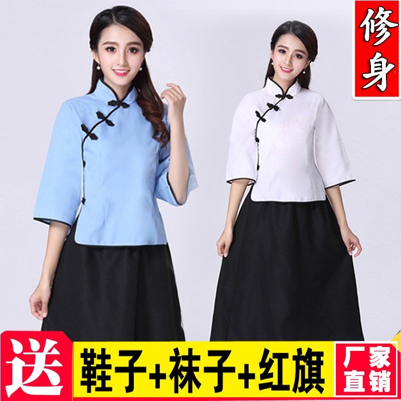 国民民国风复古中国年代盘扣相声女士伴郎学生服装文721644|ruв категории Женская одежда, костюм/национальная одежда/театр костюм, национальная одежда/этап погрузки - от Buy2taobao.com для оказания профессиональной услуги покупки агента Taobao