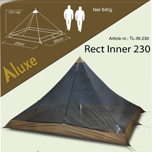 LUXE洛尔斯 金字塔帐篷内帐 Mini Pack 大喇叭Mega Horn 天幕帐篷
