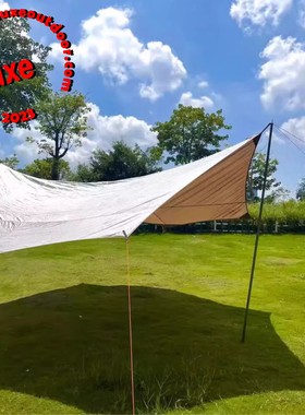 Luxe洛尔斯 Bat Wing500S天幕 涂银帐篷Tarp遮阳篷 防UV紫外线