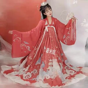 原创正品汉服女古装齐胸齐腰襦裙成人中国风白菜价春夏款学生套装