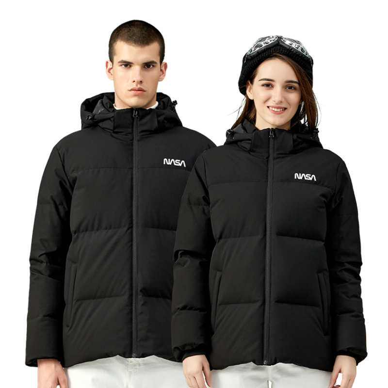 探拓加厚保暖男女可脱帽羽绒服