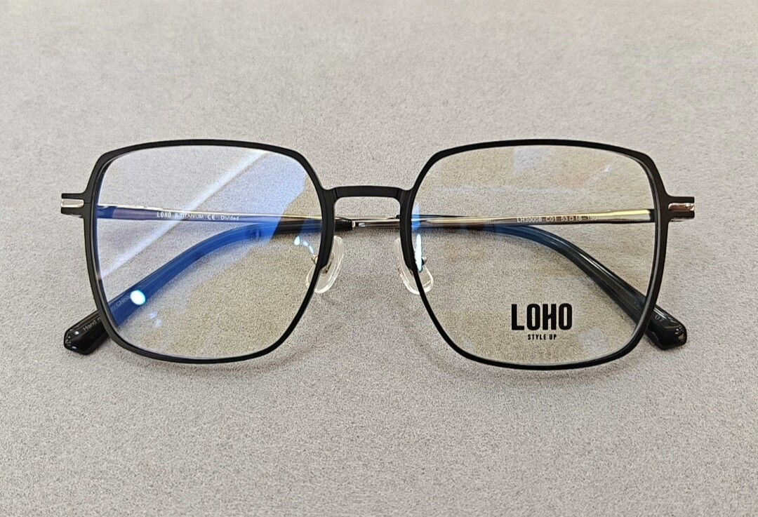 loho乐活光学眼镜架近视眼镜框男女商场同款30008-c01正品磁吸镜