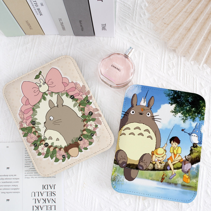 童话猫小镜子化妆镜办公室折叠台式桌面梳妆镜便携随身学生宿舍