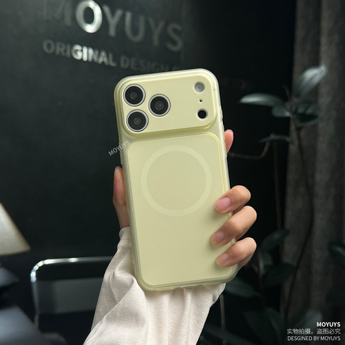适用苹果17promax手机壳磁吸果冻