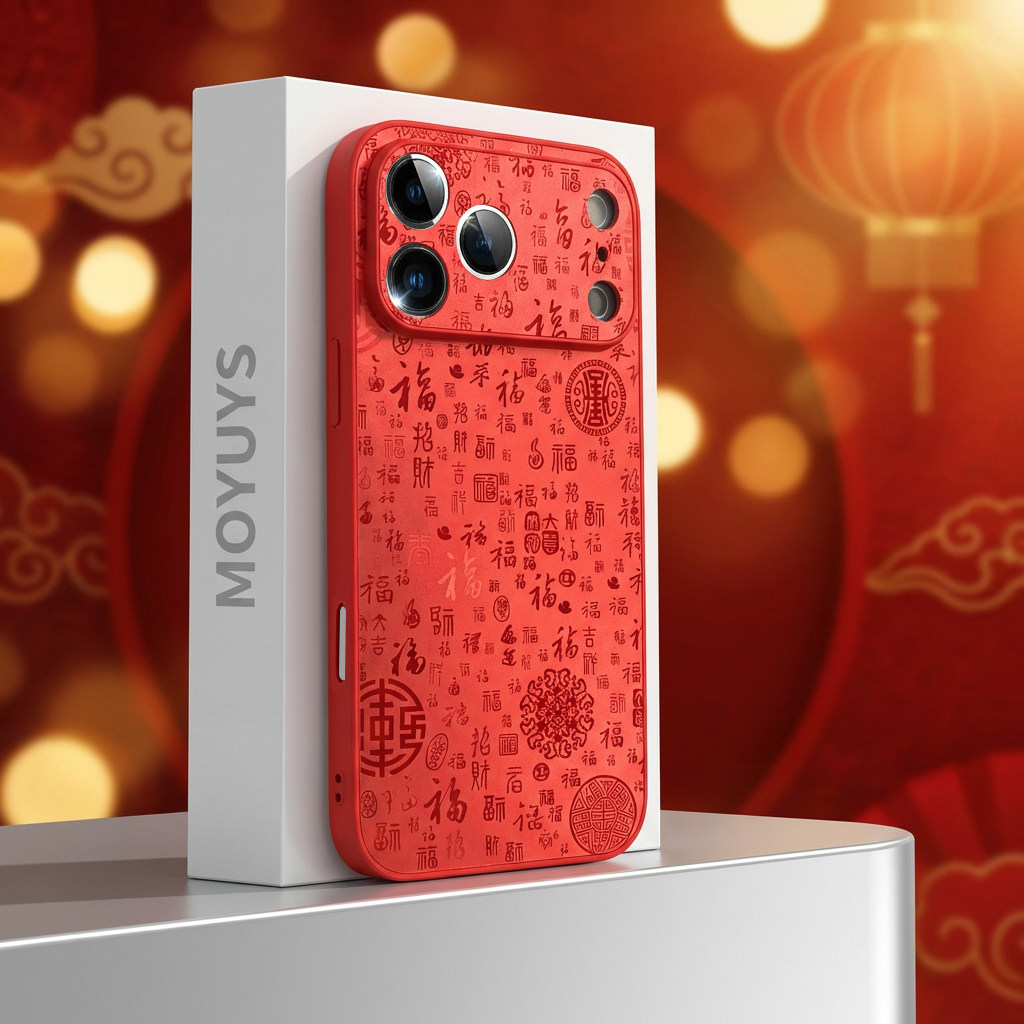 适用iPhone苹果17promax手机壳17pro国风百福图1