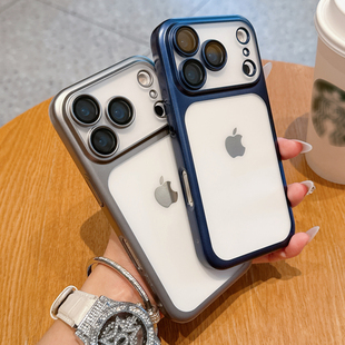 適用iPhone蘋果17promax手機殼半透明散熱17pro電鍍全包鏡頭膜防摔17超薄磨砂膚感por新款 輕薄硬殼 男女時尚
