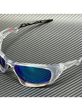 Oakley奥克利OO9431 06磨砂透明蓝宝石男士60 mm太阳眼镜
