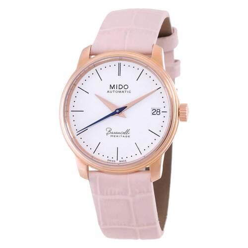 美度Mido M0272073601000女手表Baroncelli III自动机械白色