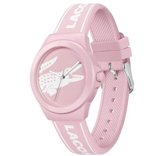 NEOCROC粉色表盘白色硅胶表带38MM Lacoste 2001218女手表