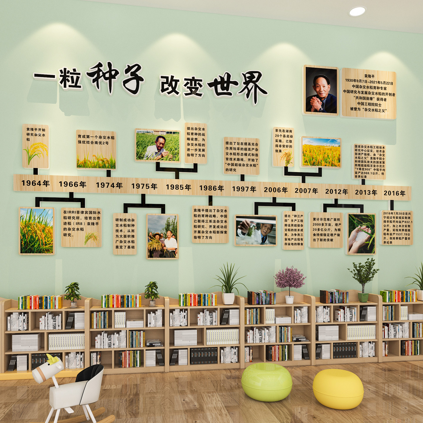 幼儿园环创农耕文化墙贴