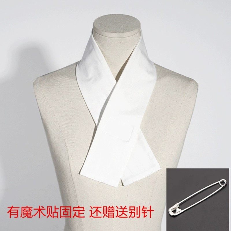 汉服义领假领子护领中衣交领内搭白色衣领圆领袍道袍古装配件戏曲