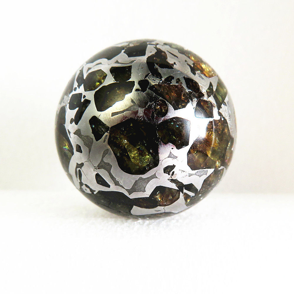 随城seymchan俄罗斯橄榄石石铁陨石天然精品球 猎陨藏星