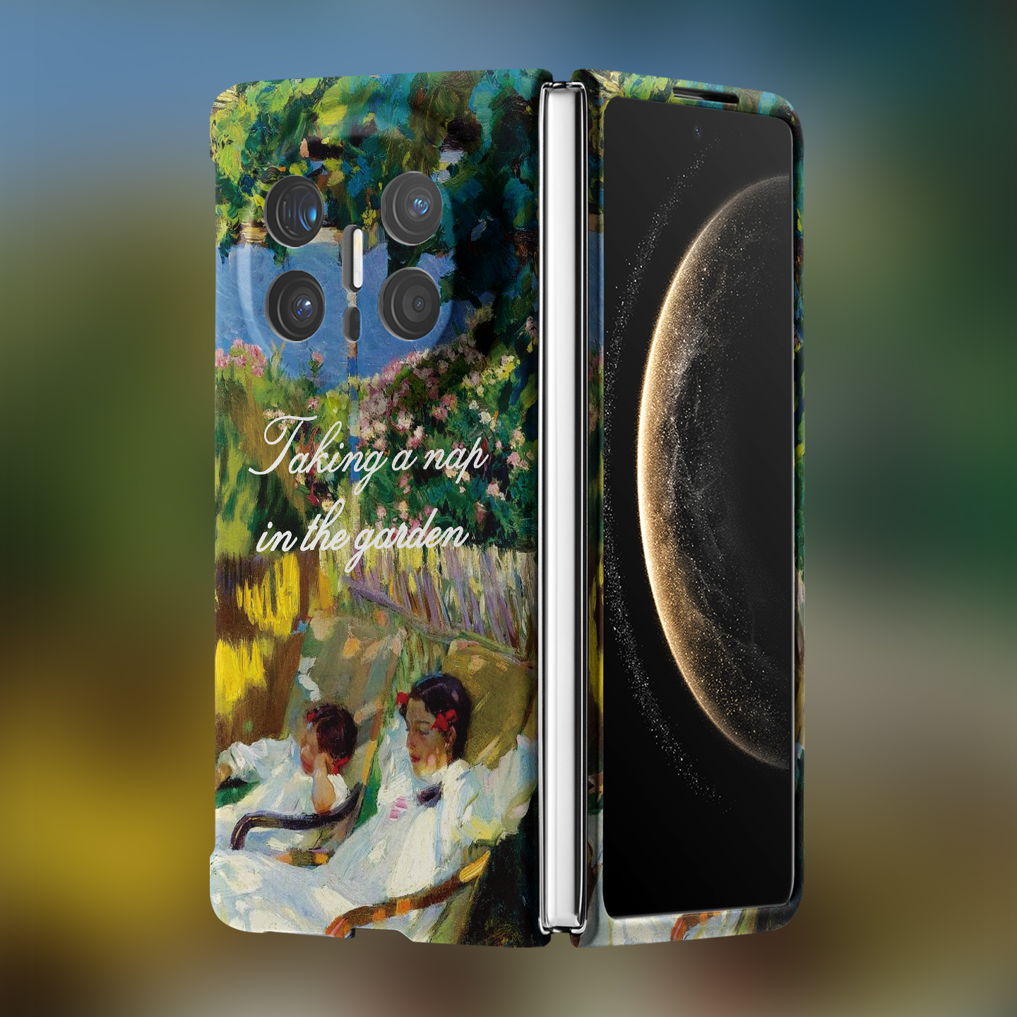 适用华为折叠屏强磁夜光小众