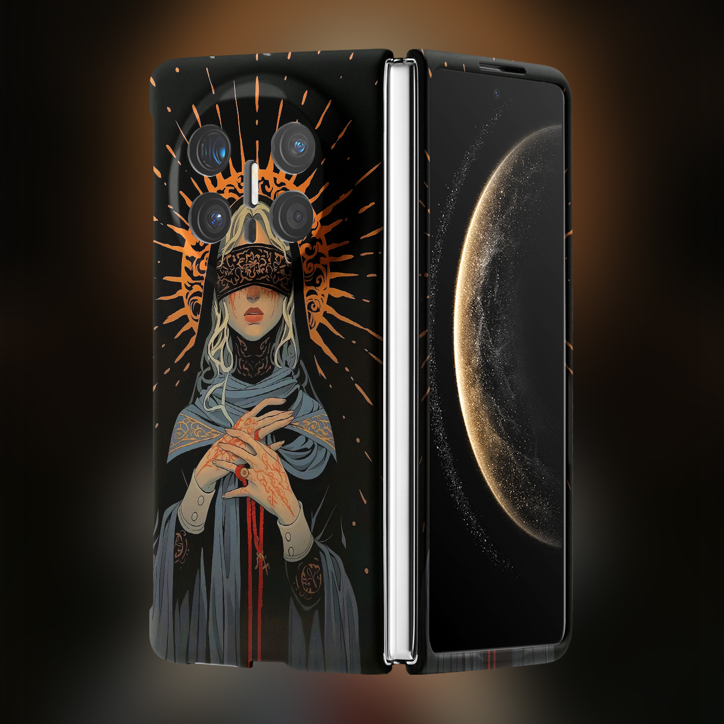 适用华为折叠屏强磁夜光小众