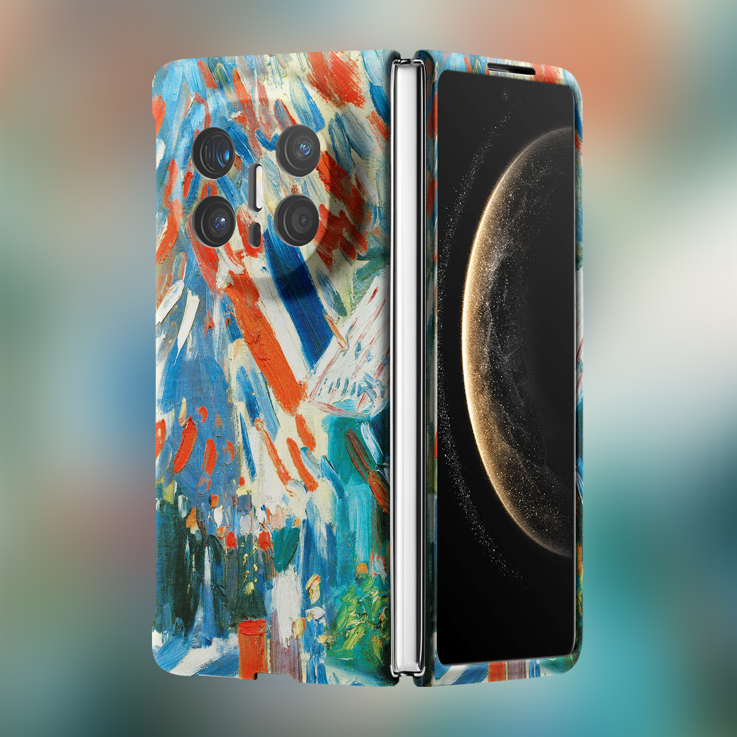 适用华为折叠屏强磁夜光小众