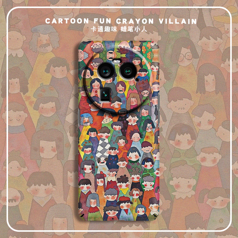 适用于OPPOFindx9卡通油画保护壳