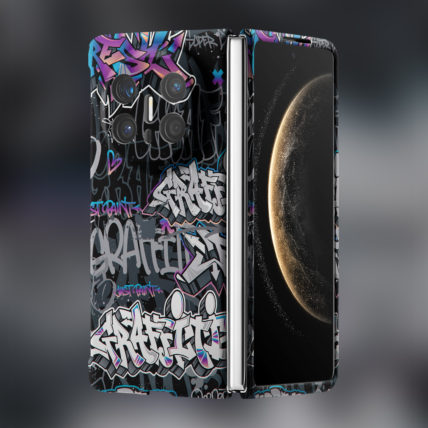 适用华为折叠屏强磁夜光小众