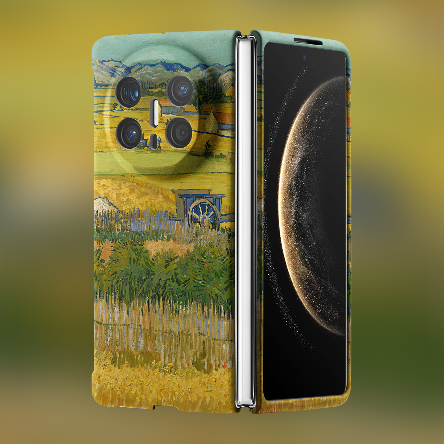 适用华为折叠屏强磁夜光小众