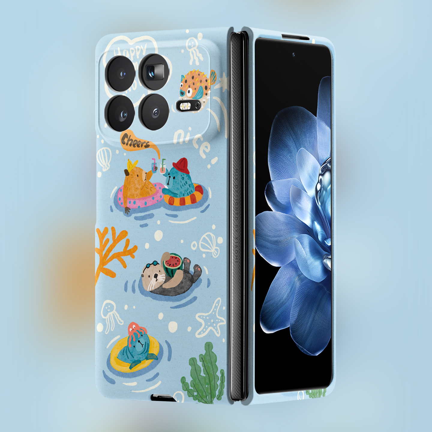 适用小米折叠屏强磁夜光小众