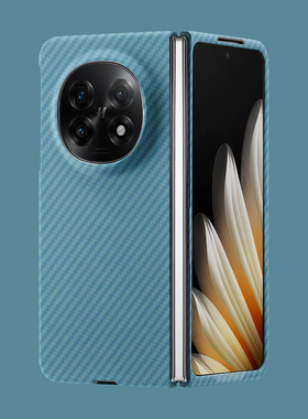 碳纤纹蓝色适用于OPPOFindN5手机壳新款小众oppoFindN3保护套磁吸折叠屏OPPOFINDN3FLIP外壳磨砂简约高级感