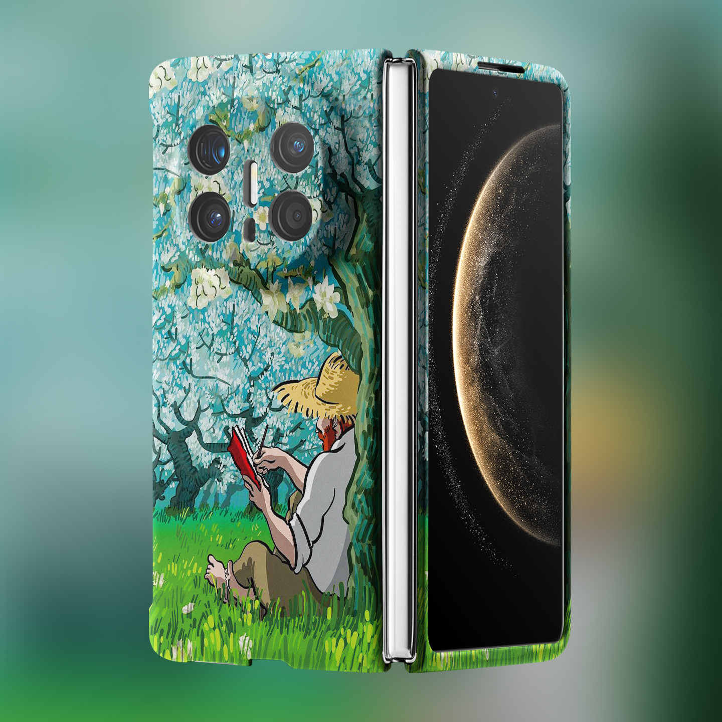 适用华为折叠屏强磁夜光小众