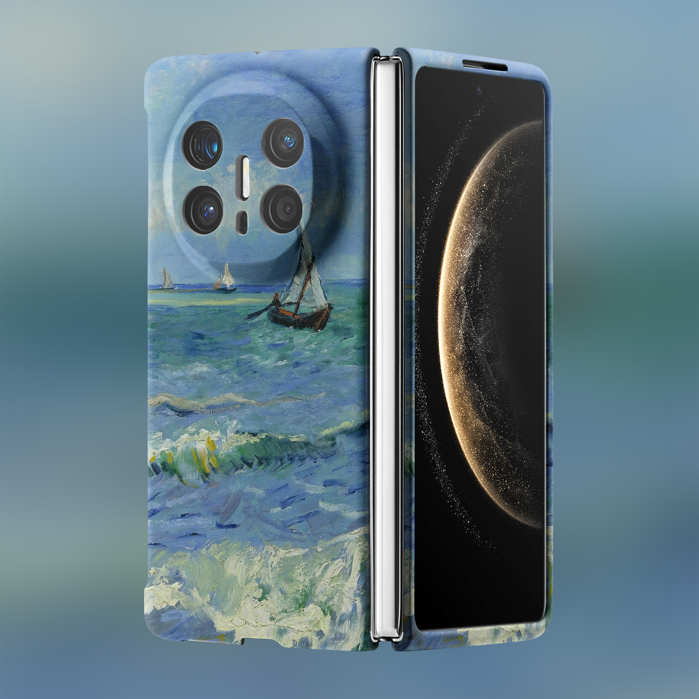 适用华为折叠屏强磁夜光小众