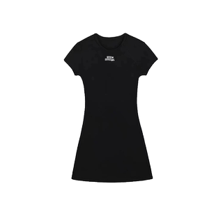 小众设计感情侣装夏季2025韩版短袖T恤女连衣裙法式一裙一衣ins潮