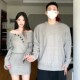 秋冬2024新款 ins超火毛衣连衣裙一男一女韩版 法式 情侣装 针织衫 潮