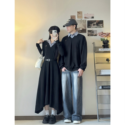 收腰显瘦韩版高级感秋季新款长裙