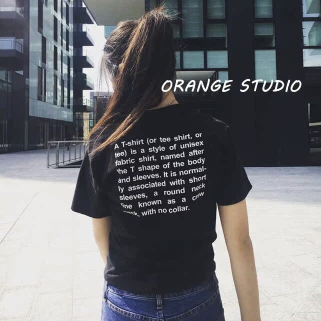 Å·ÃÀ³±ÅÆINSÍøºìÂú±³×Öĸ˵Ã÷ÊéÓ¡»¨¶ÌÐäÄÐÅ®¸´¹ÅTÐôÇéÂÂt-shirt
