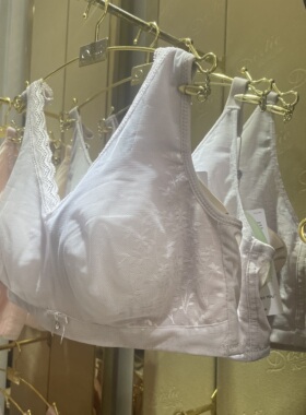 双芝无钢圈舒适内衣睡眠文胸中老年文胸少女款背心33918 33908