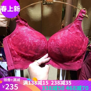 厚杯定型舒适文胸E652819无钢圈 小胸聚拢内衣 吉芝奴新款 专柜正品