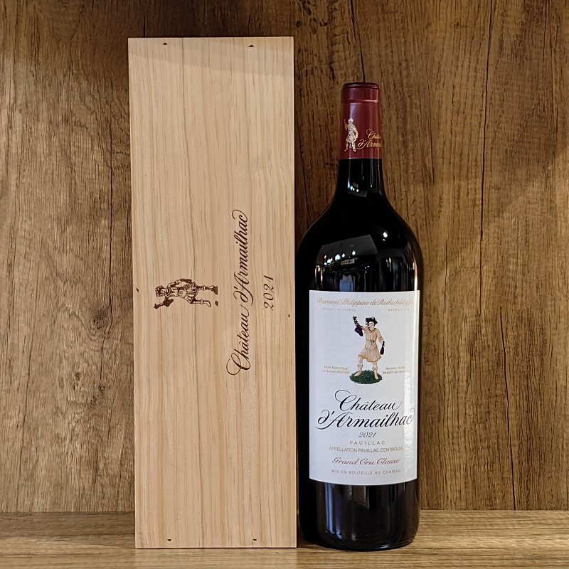 Chateau D'Armailhac达玛雅克城堡21年干红葡萄酒1.5L大瓶带木盒