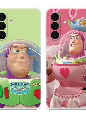 可爱趣味适用三星A56手机壳A55A54A53A52A36A35A34A33A26A16A15A14A06巴斯光年少女心文艺卡通女款新款软