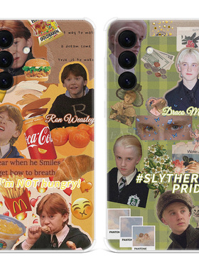 哈利波特适用三星A56手机壳A55A54A53A52A36A35A34A33A26A16A15A14A06罗恩男士可爱德拉科马尔福女款新款软
