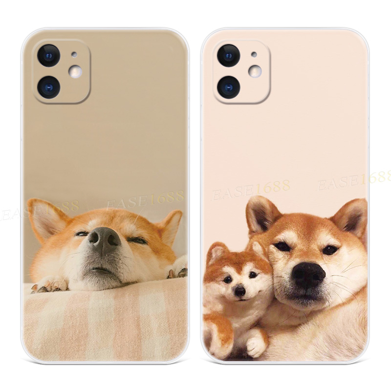 卡通柴犬适用苹果萌宠手机壳