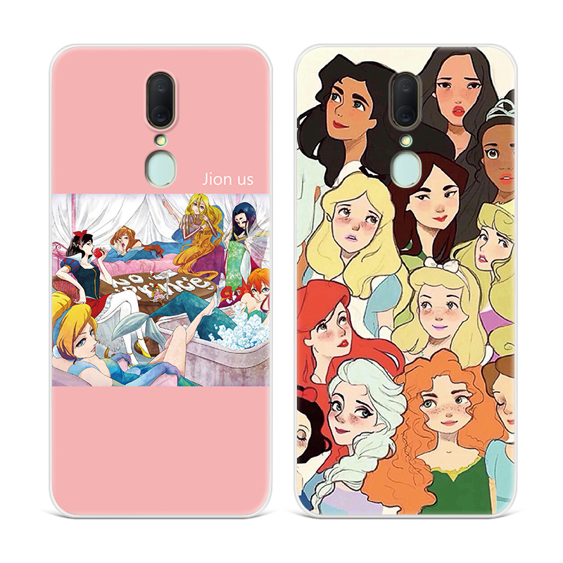可爱公主适用OPPO A5手机壳A58/A3i/A2x/A1s少女心K12pro活力版原创卡通文艺女款软