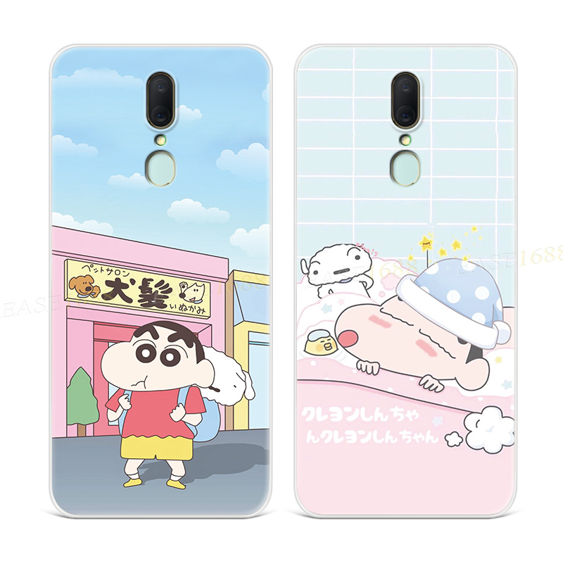 蜡笔小新适用oppo可爱手机壳