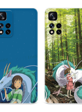 千与千寻适用小米红米note12手机壳11t可爱10pro+动漫小清新9/8/7/5探索版4x卡通女款轻薄软十