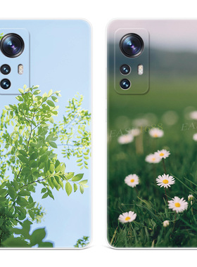 夏天小雏菊适用小米12手机壳13小清新11T简约9pro文艺8se探索青春版6x绿色s女款轻薄软mi