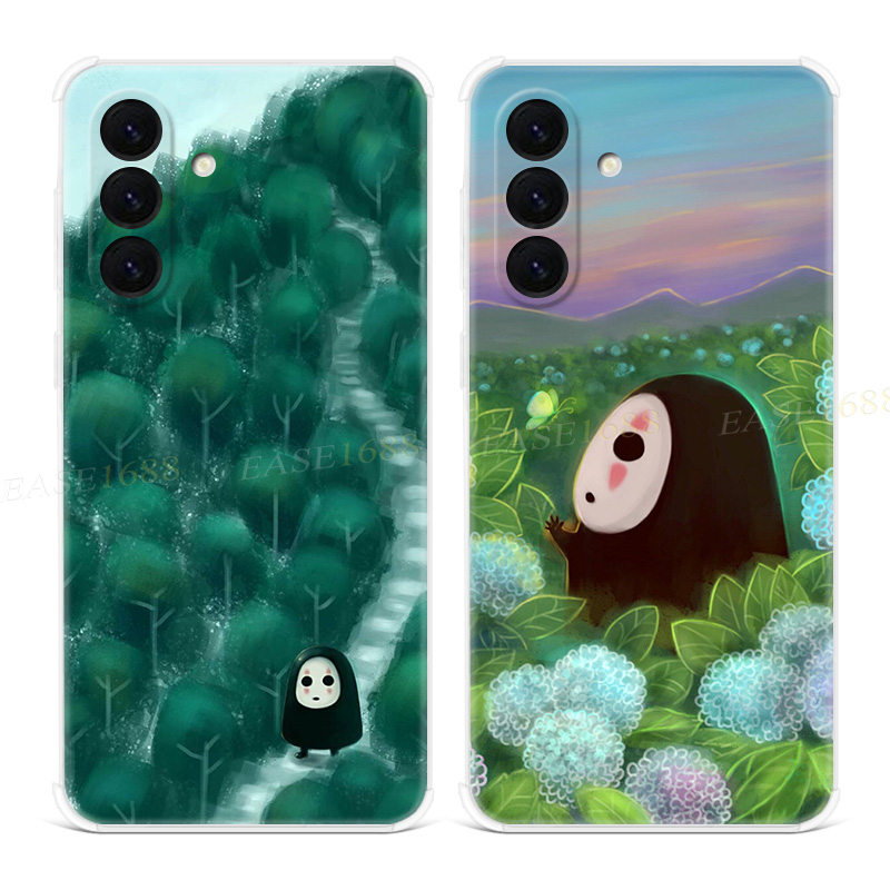 千与千寻适用三星A56手机壳A55A54A53A52A36A35A34A33A26A16A15A14A06个性可爱动漫女款无脸男软