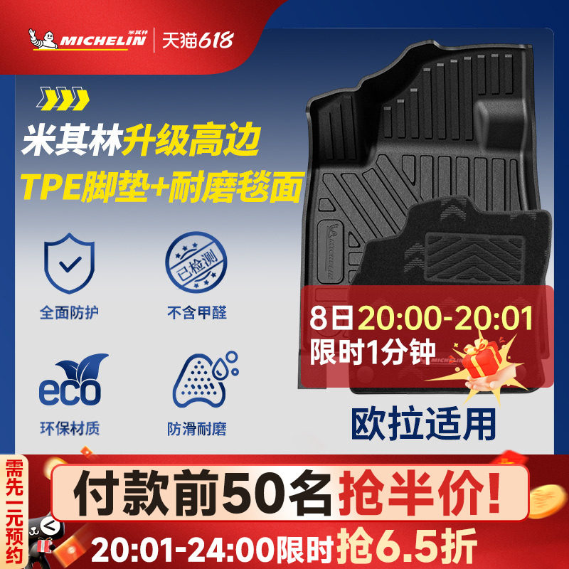 米其林全TPE脚垫适用于欧拉