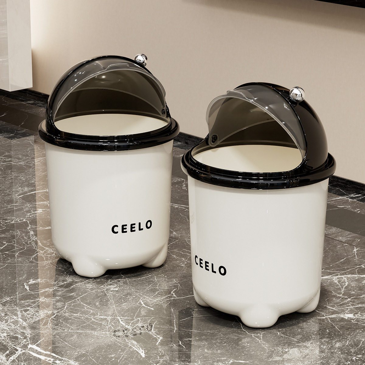 高颜值太空人垃圾桶家用带盖新款客厅卧室卫生间可爱高颜值大容量