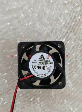台达DELTA 4015 4CM双滚珠12V 0.2A散热风扇 AFB0412HHB 原装