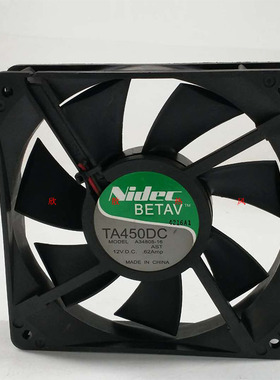 原装nidec TA450DC A34808-16 12V 0.62A 12CM 12025机箱散热风扇