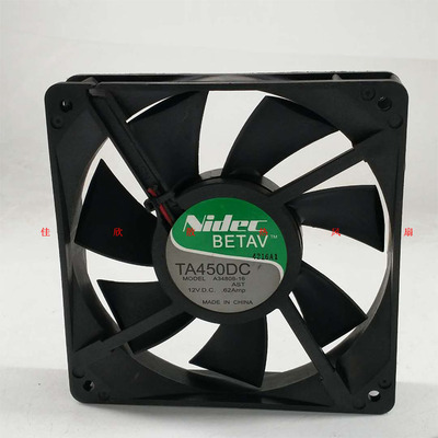 原装nidec TA450DC A34808-16 12V 0.62A 12CM 12025机箱散热风扇
